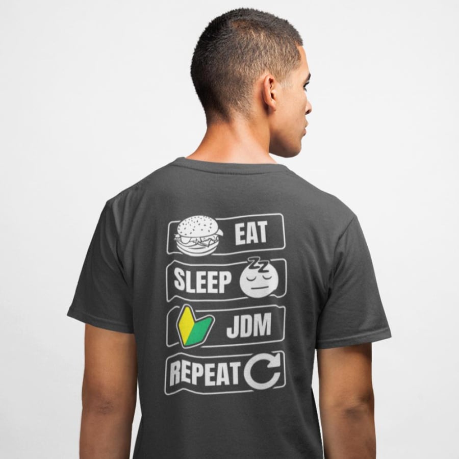 تي شيرت T-Shirt Eat | Sleep | Jdm