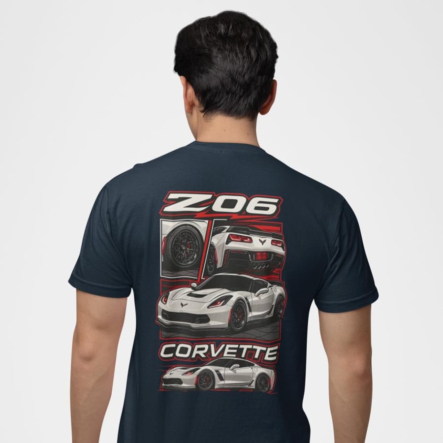 تي شيرت شفروليه كورفيت T-Shirt Chevrolet Corvette Zo6