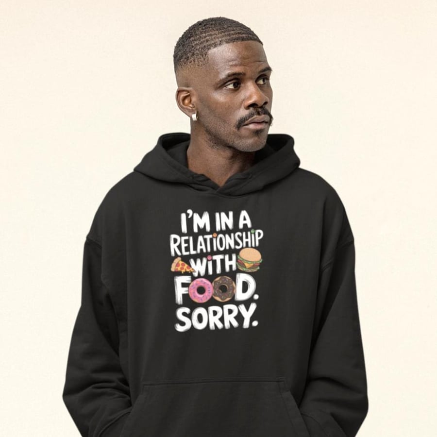 Big size hoodie sweater Relationship with food
