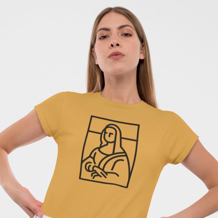 تي شيرت T-Shirt Mona Lisa