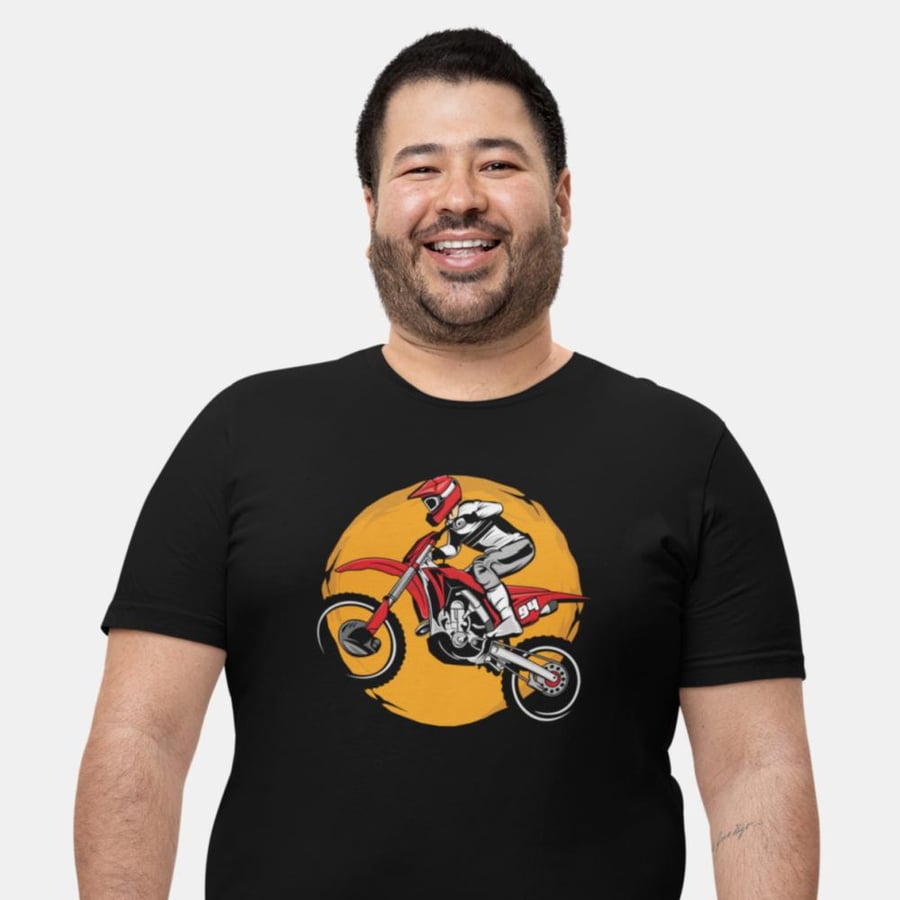 تي شيرت مقاس كبير T-Shirt Big Size Dirt Bike