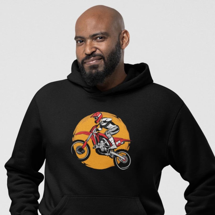 بلوفر مقاس كبير Hoodie Big Size Dirt Bike