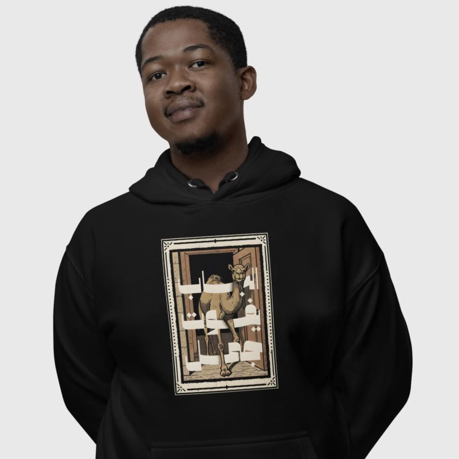 بلوفر مقاس كبير الباب يفوت جمل Hoodie Big Size