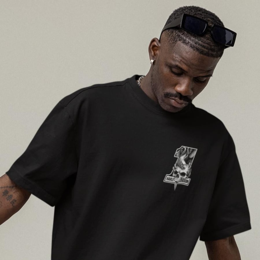 تي شيرت اوفر سايز هارلي ديفيدسون Oversize T-Shirt Harley Davidson