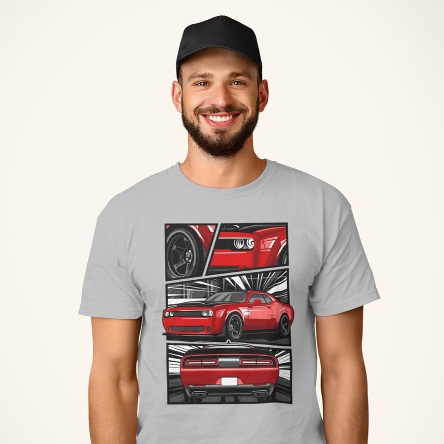 تي شيرت دودج تشالنجر T-Shirt Dodge Challenger