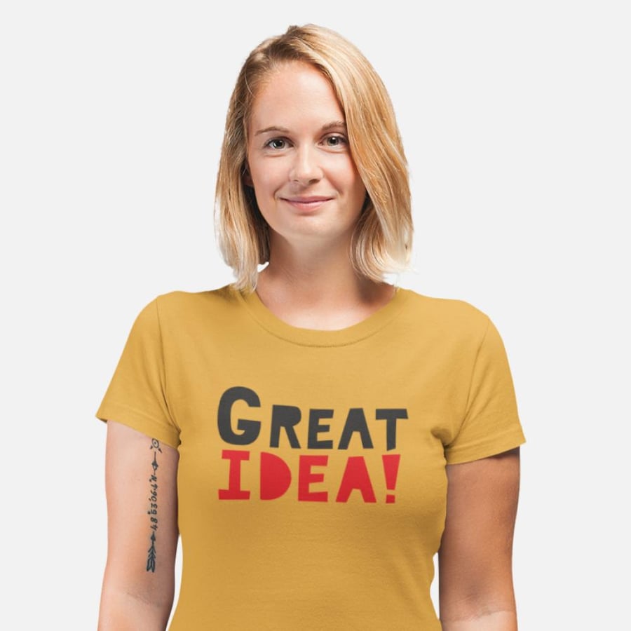 تي شيرت T-Shirt Great idea