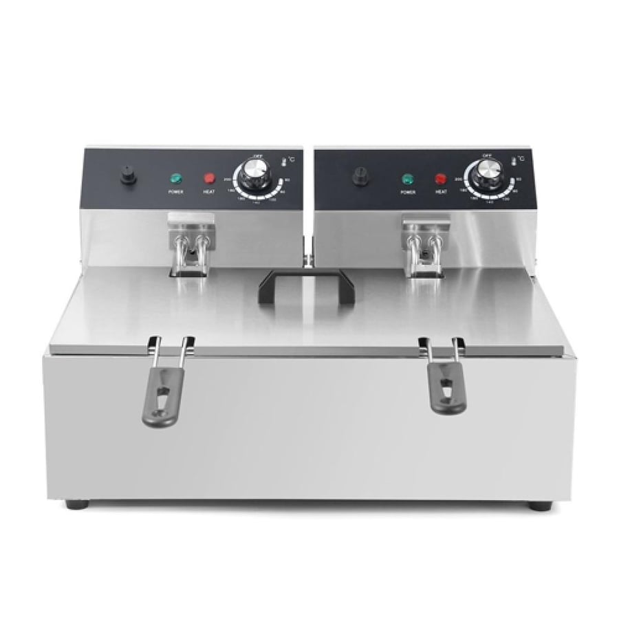 Commercial Food Machine 1-Tank 2-Basket Electric Fryer Hef-83A