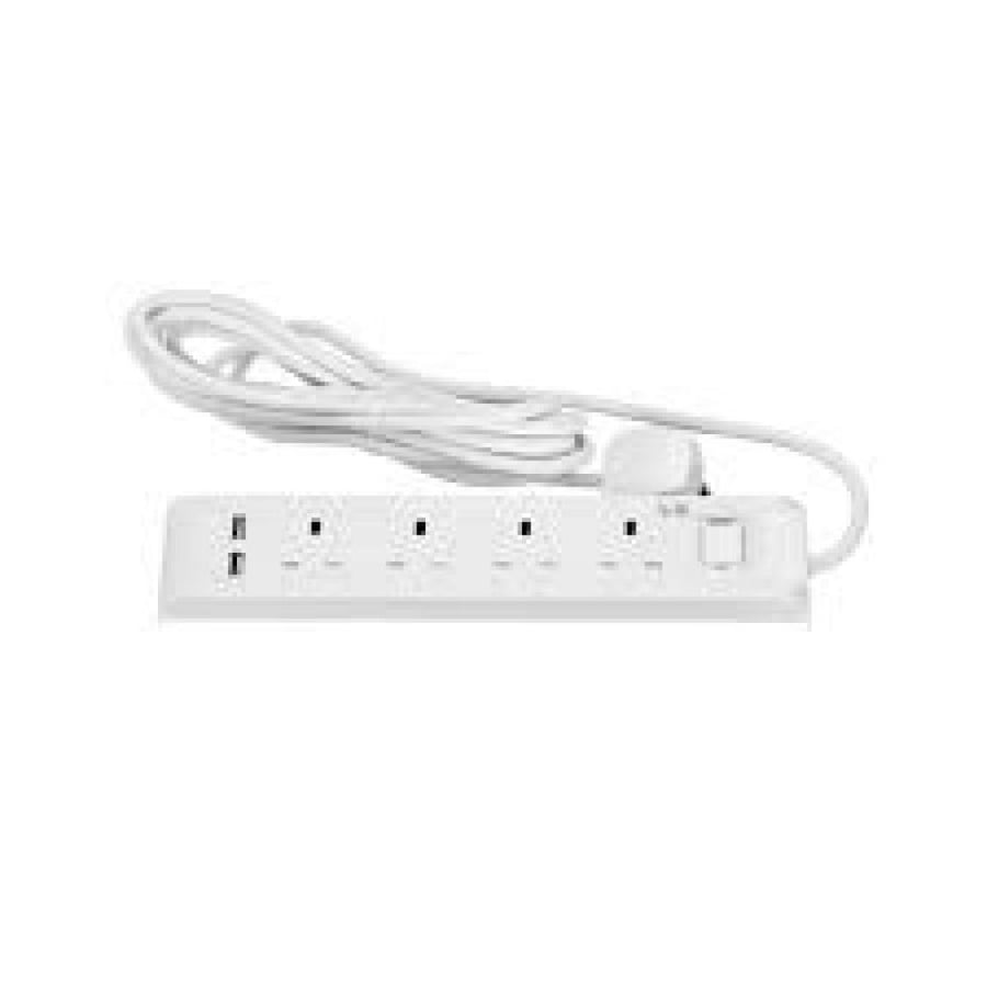 توصيلة كهرباء 5 متر 6 فيش + 6 USB سوبني SOPANY