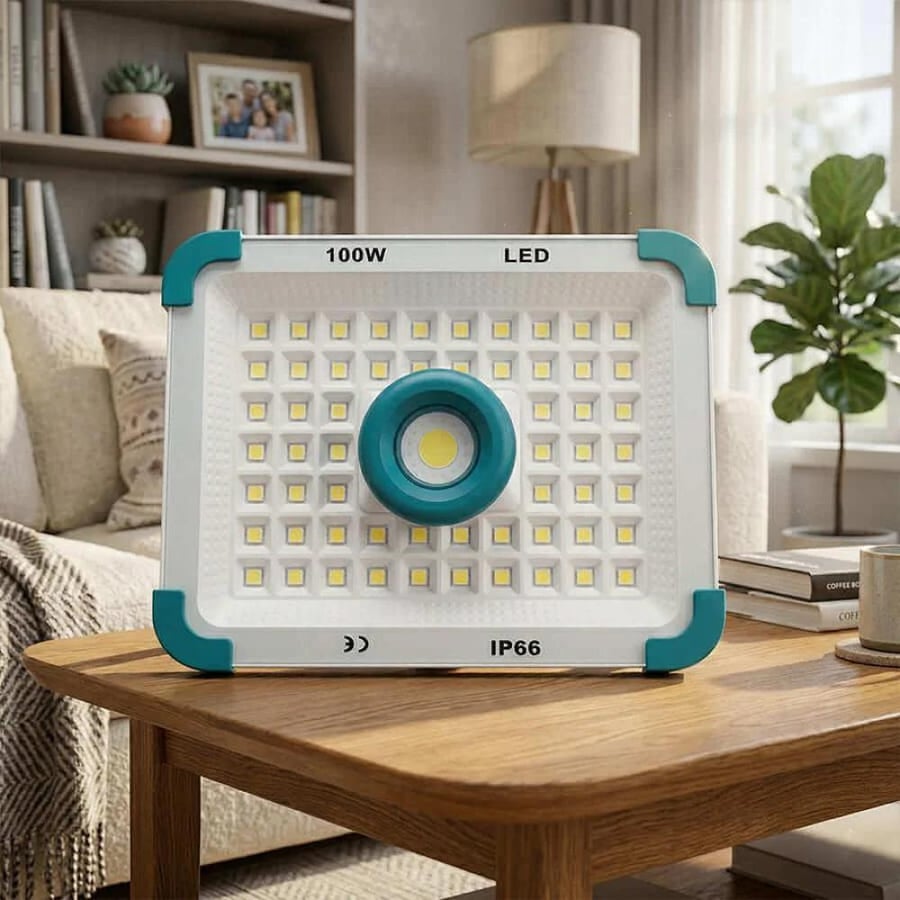 كشاف طاقة شمسية Ruay RA31 بقدرة 100W LED مقاوم للماء IP66