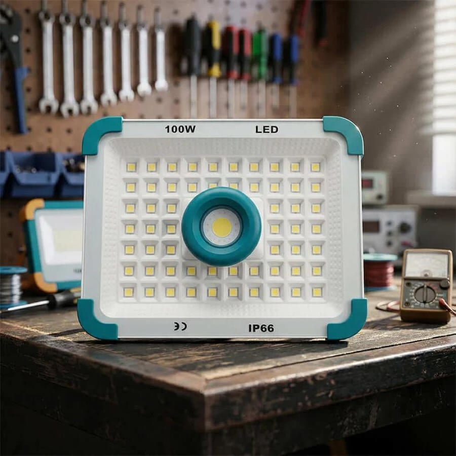 كشاف طاقة شمسية Ruay RA31 بقدرة 100W LED مقاوم للماء IP66