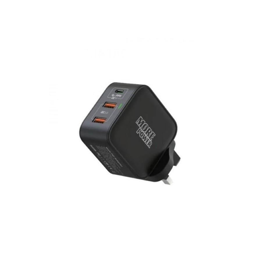 فيش جداري 65 واط منفذين USB منفذ PD من مور بور