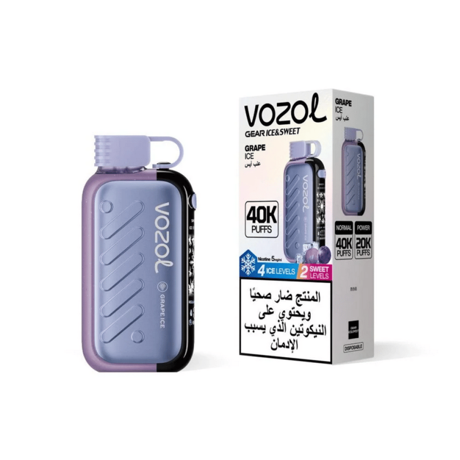 سحبة جاهزة فوزول 40 الف سحبه  VOZOL GEAR ICE & SWEET 40K Puffs