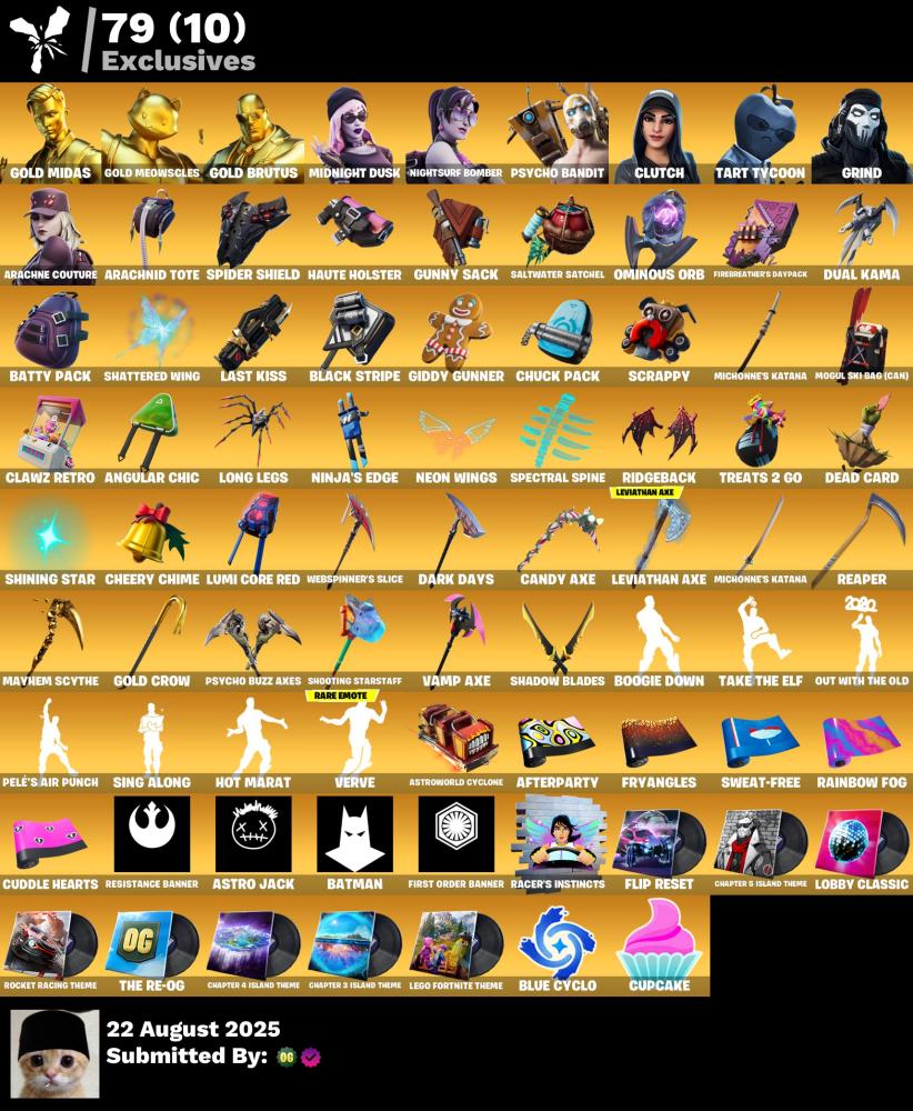 حساب فورتنايت 116skin اكس كريتوس اساسي