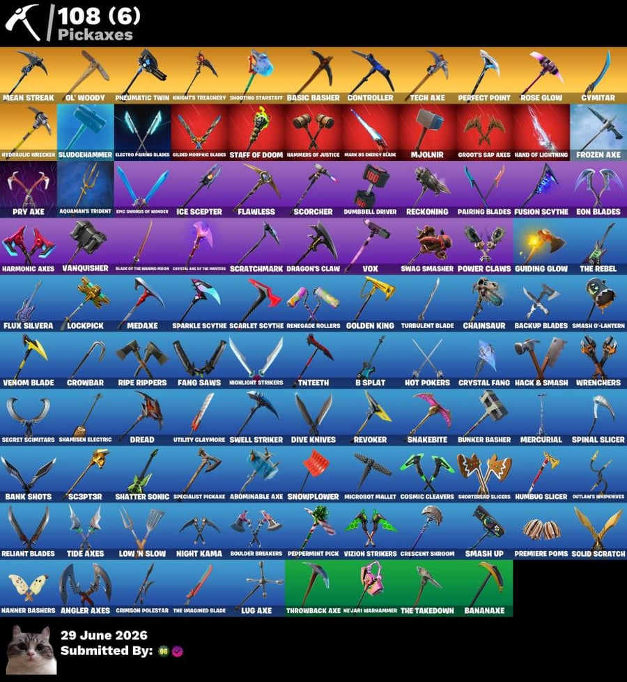 حساب فورتنايت 100skin طور الزومبي القديم اساسي