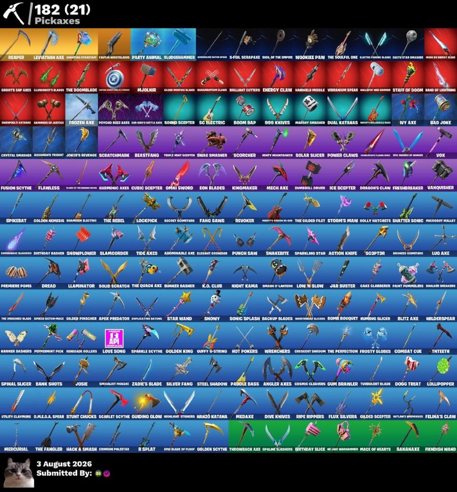حساب فورتنايت 136skin اكس كريتوس اساسي