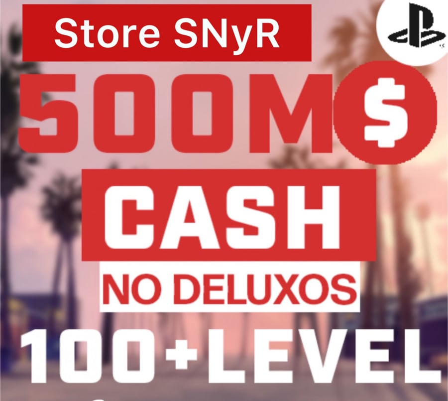 حساب قراند ps4 لفل 100+ 500mكاش واغلى المقرات وكل شيء