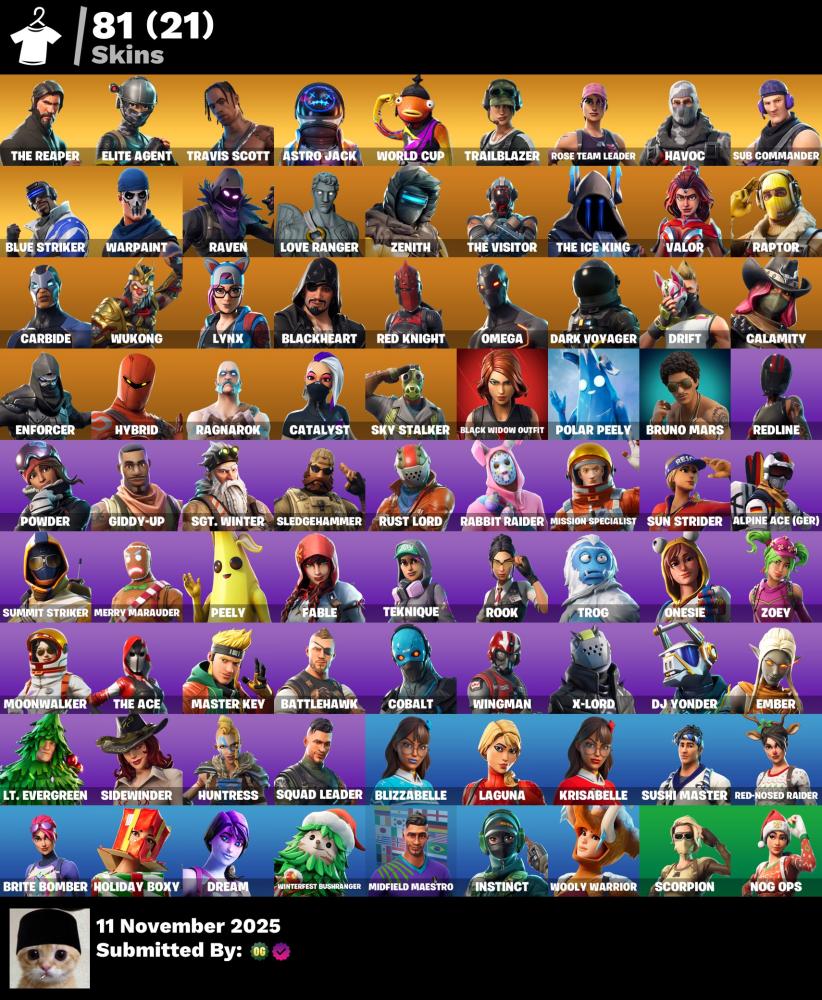 Fortnite Travis Scott account season 3 old zombie mode basic