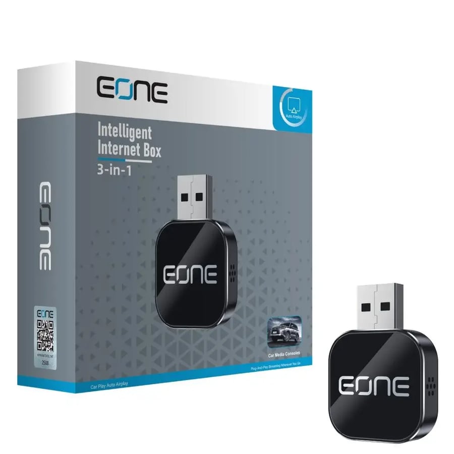 جهاز كاربلاي واندرويد اوتو لاسلكي 3 في 1 من EONE