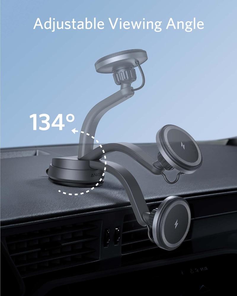 MagGO wireless magnetic charger for car - black