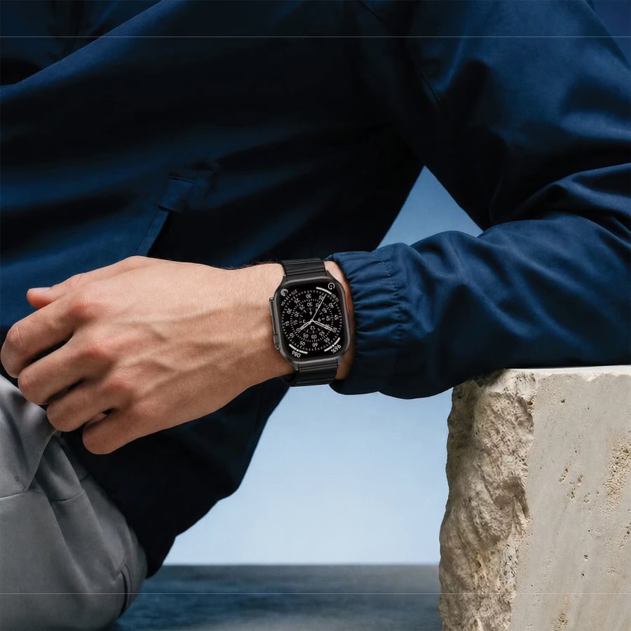 ساعة يد ذكية مقاومة ماء Green Lion Ultra Curve Smart Watch
