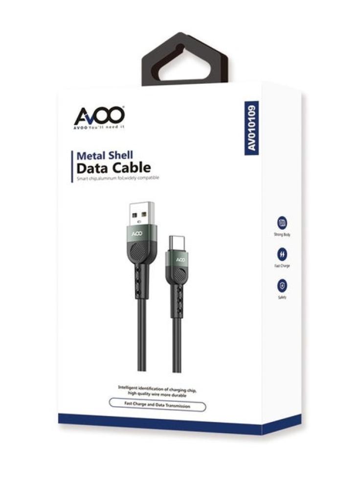 كيبل أفو USB إلى Type-C شحن سريع ونقل بيانات