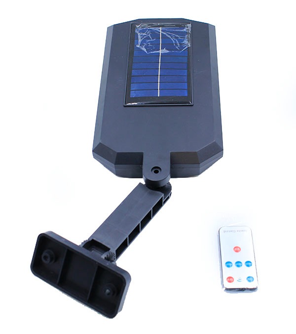 Solar flashlight with remote