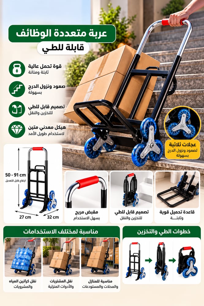 عربة نقل قابل للطي 25779