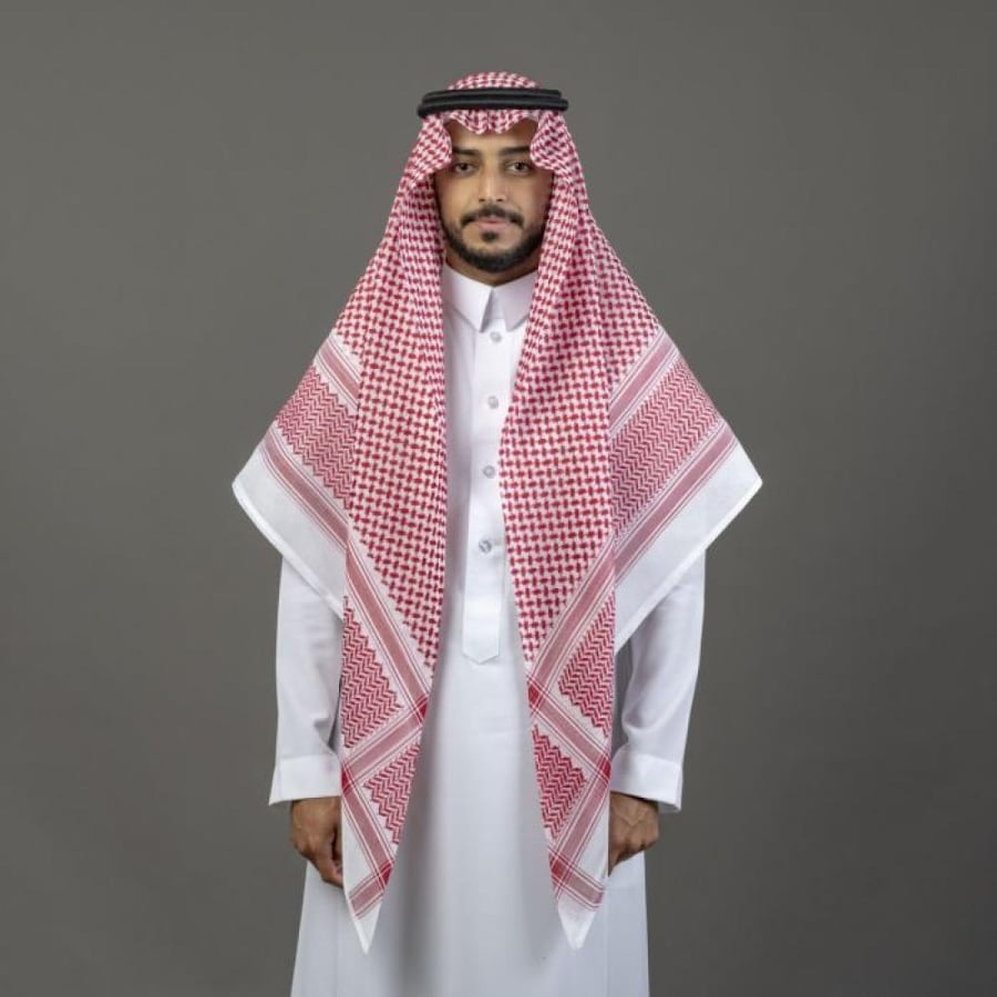 شماغ البسام البصمة 24 وطني-شماغ ماركاتي