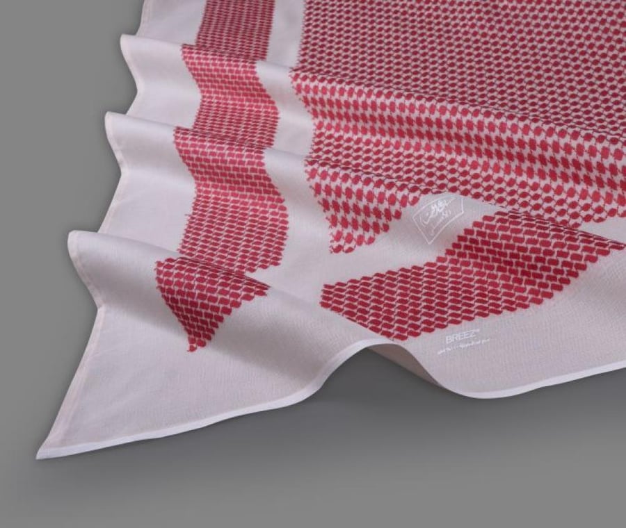شماغ البسام بريز كريمي-شماغ ماركاتي