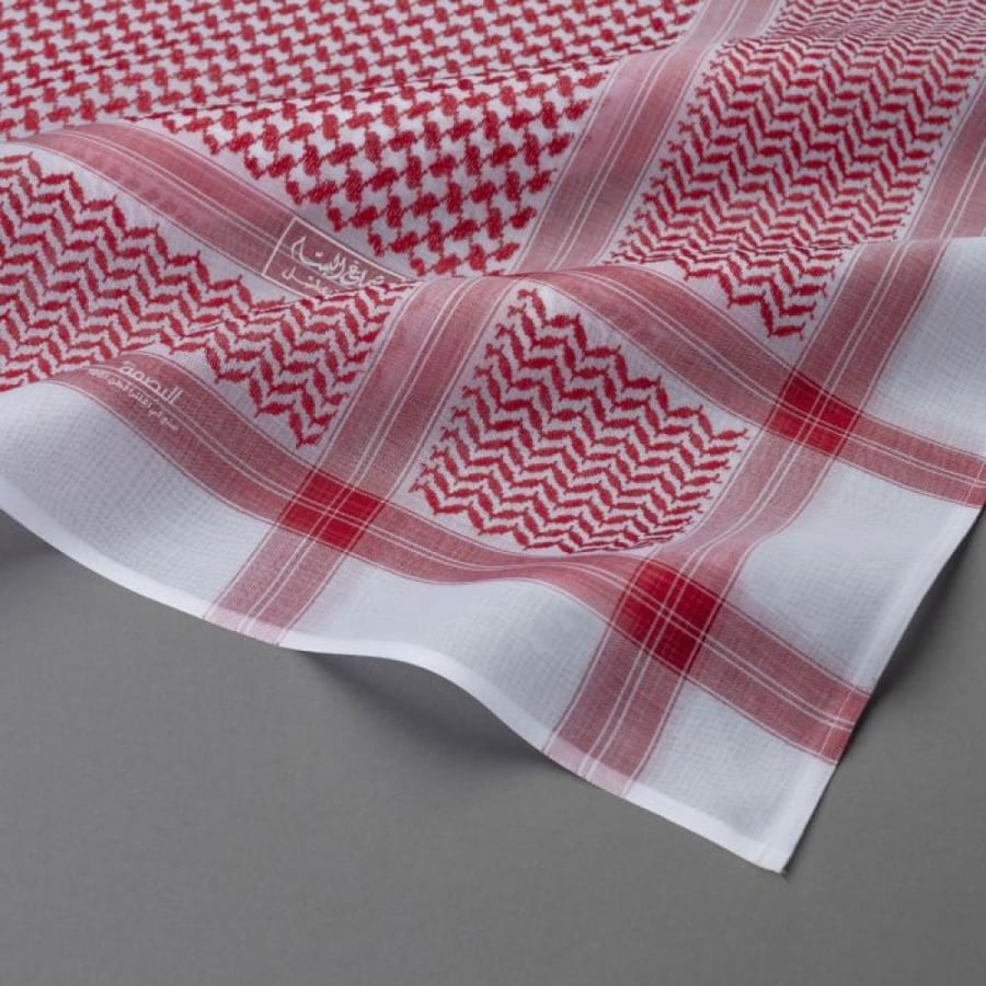 البسام البصمة 3 لون غامق-شماغ ماركاتي