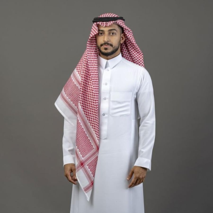 شماغ البسام البصمة 24 وطني-شماغ ماركاتي