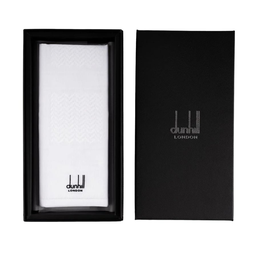شماغ دنهل ابيض صناعة انجليزية اصدار 2025 DUNHILL
