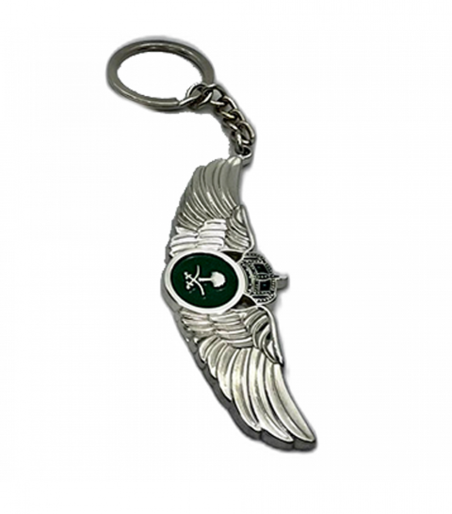 ميدالية ونق طيران ( فضي ) سلسلة مفاتيح