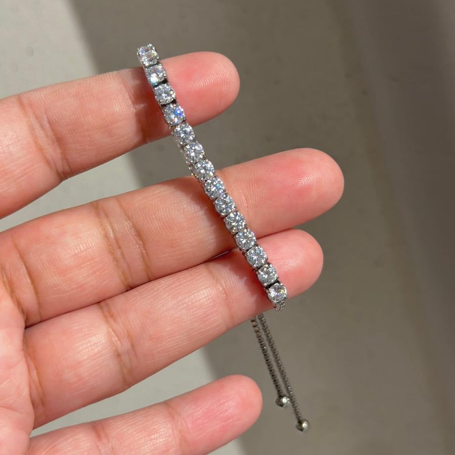 Shine bracelet - فضي