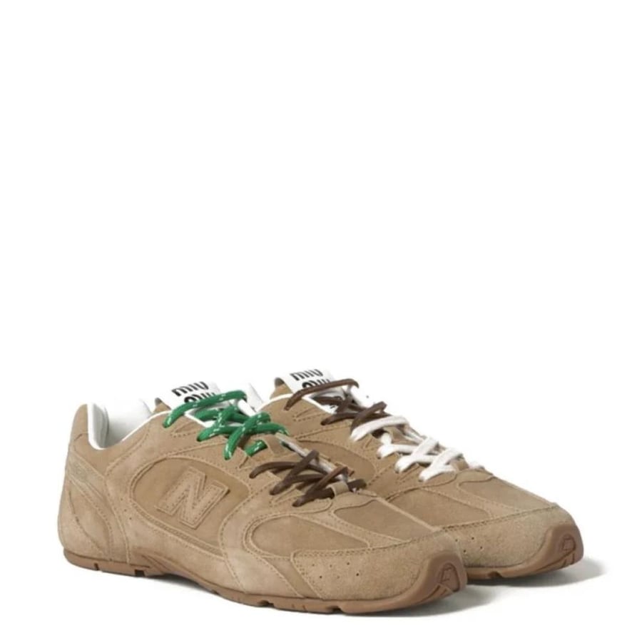 New Balance x Miu Miu 530 Suede Mesh 'Ecru