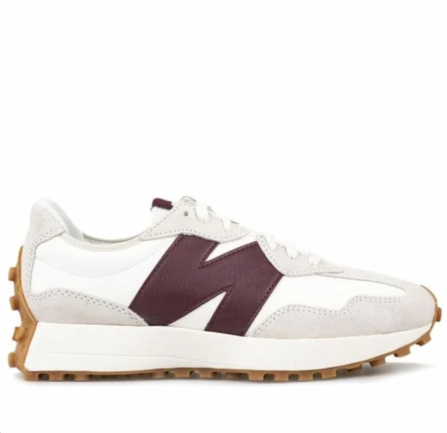 New Balance Wmns 327 'White Dark Red
