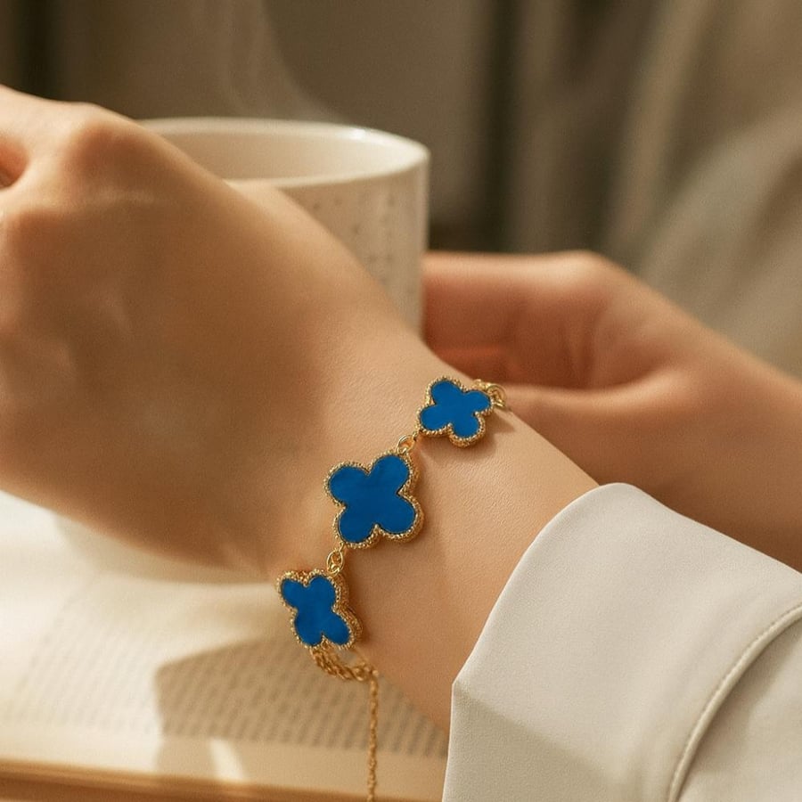 اسوارة  نسائي سوار أنيق و ناعم اسوارة رفيعة مصنوعة من الستانلس ستيل مقاومة للصدا و الماء لون لايتغير