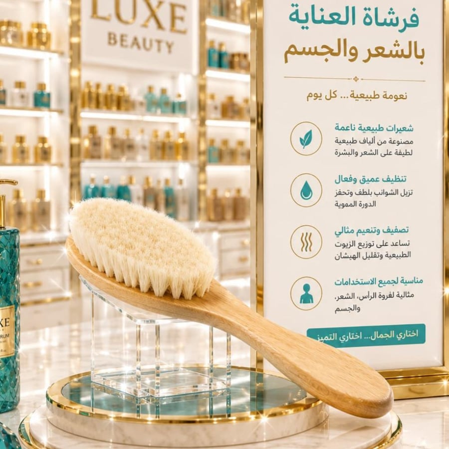 فرشة شعر طبية للأطفال فرشاة شعر مصممة بعناية لتمنح طفلك عناية لطيفة وآمنة منذ الأيام الأولى.  فرشة تنعيم الشعر مناسب للأطفال