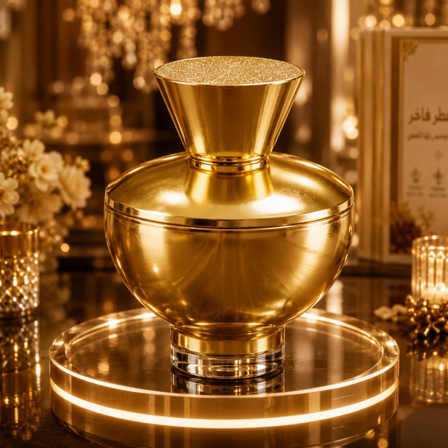 عطر فاخر – نفحة تترك أثرًا لا يُنسى  استمتع بتجربة عطرية تنبض بالأناقة والفخامة مع هذا العطر المصمم ليمنحك حضورًا استثنائيًا في كل مناسبة. تركيبته المتوازنة تجمع بين الرقي والثبات لترافقك طوال اليوم، بينما يضفي تصميم الزجاجة الفاخر لمسة من الجمال على مجمو