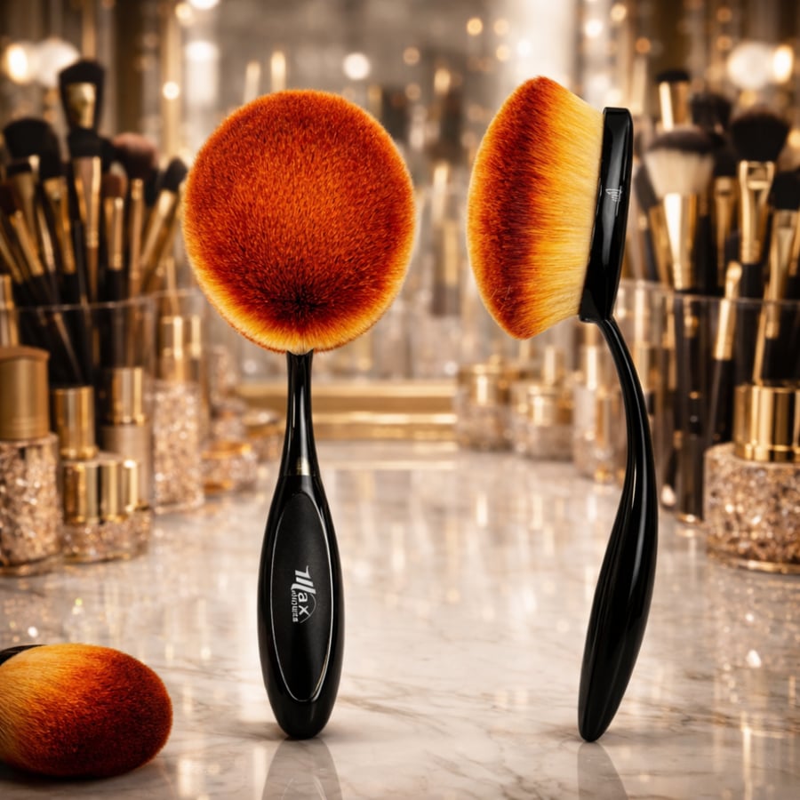 Makeup Brush Blush Brush Performing best with powder and cream blush, this graduated blush brush will allow you to control the application of makeup to create a soft definition and finished look for your cheeks.