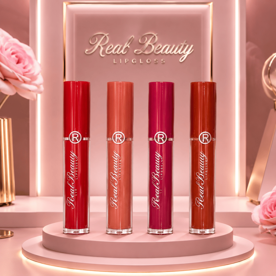 مجموعة أحمر شفاه سائل Real Beauty – ثبات ولون غني  استمتعي بإطلالة جذابة مع أحمر الشفاه السائل من Real Beauty بتركيبة ناعمة تمنح شفتيك لونًا غنيًا ولمسة مخملية أنيقة تدوم لساعات. يتميز بقوام خفيف وسهل التطبيق يمنح تغطية متجانسة دون تكتل أو جفاف