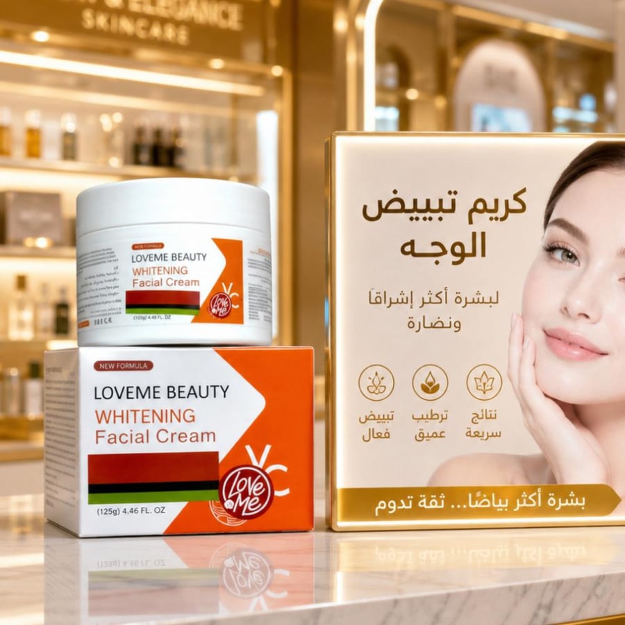 كريم تبيض الوجه من لوفمي بيوتي كريم وجه مضاد للشيخوخة ومبيض للبشرة،يزيل التجاعيد الدقيقة ويشد البشرة مرطب وجه