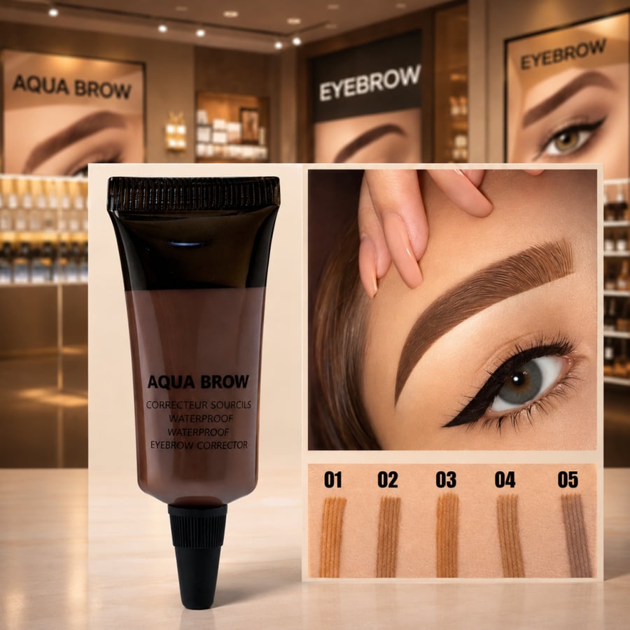 Real Beauty Eyebrow Corrector, Eyebrow & Eyebrow Definer, Professional Waterproof & Smudge-Proof Gel
