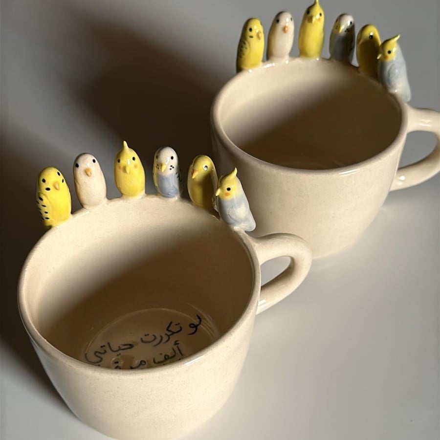 (custom) كوب مع مجسم بتصميمك الخاص