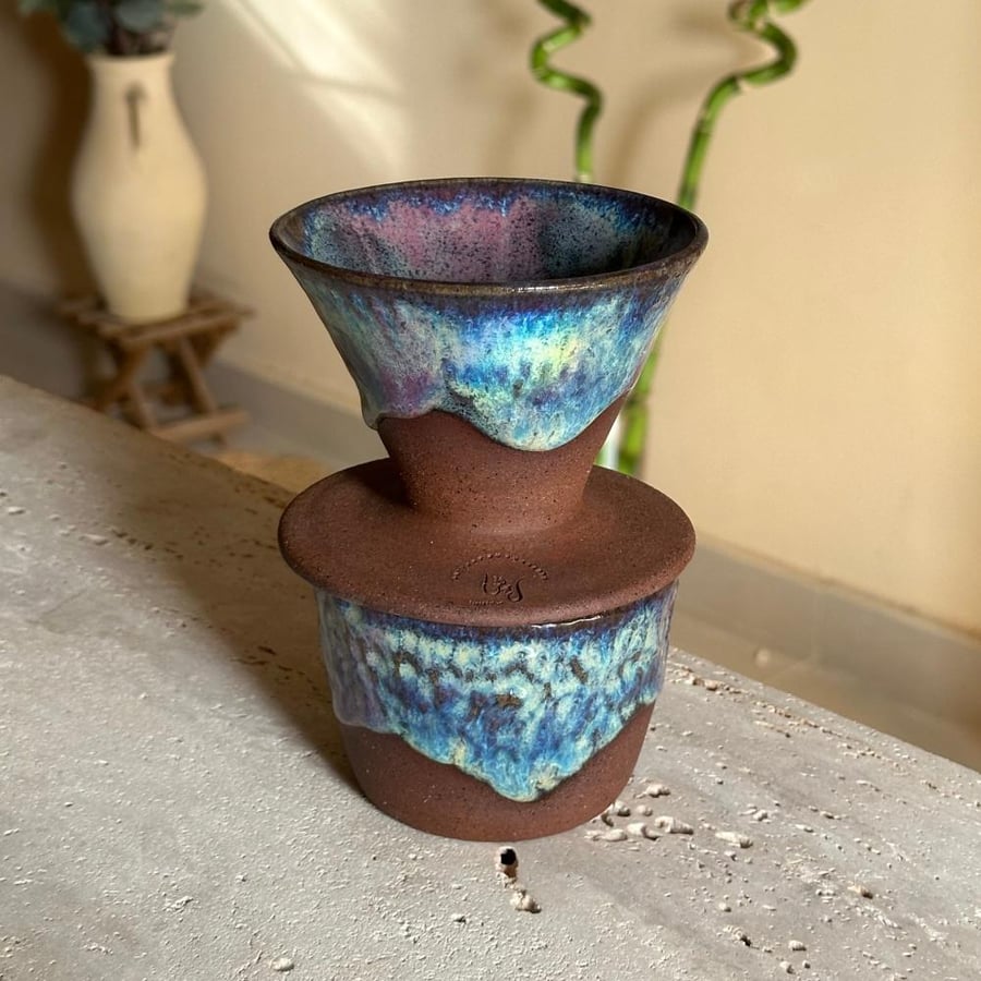 (custom) طقم v60 كوب + قمع