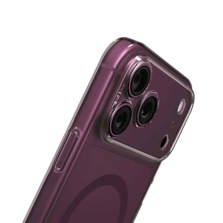 جراب يونيك Air Suit ايفون 18 بروماكس / 17 بروماكس ماج سيف نحيف -عنابي