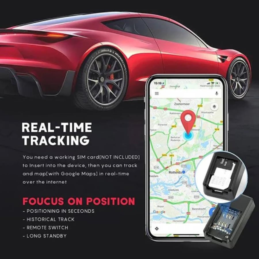 جهاز تتبع وتحديد مواقع ذكي للمركبات والسيارات (GPS Tracker)