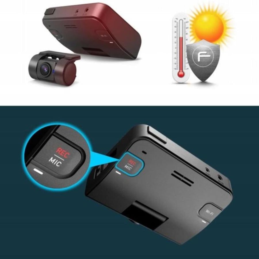داش كام FineVu GX1000، بدقة QHD+QHD، وتقنية Sony Starvis، وتقنية HDR، وواي فاي، ونظام تحديد المواقع العالمي (GPS)، وكاميرات السرعة، وبطاقة ذاكرة 32 جيجابايت