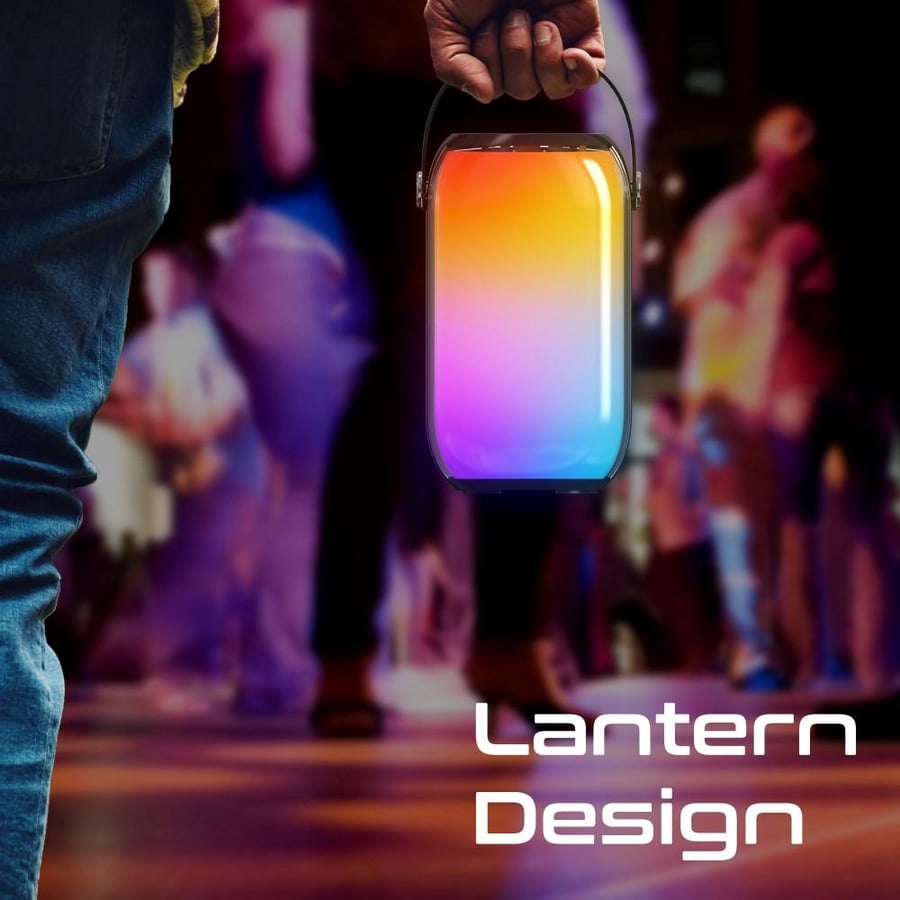 أحدث مكبر صوت بلوتوث فائق الوضوح بقدرة 20 واط و ضوء LED قوس قزح  متوافق مع TWS ويدعم تشغيل بطاقة AUX وUSB وTF. وقت تشغيل لمدة 10 ساعات  ويدعم الموسيقى والمكالمات مع مقبض سيليكون. Promate Spectro-20