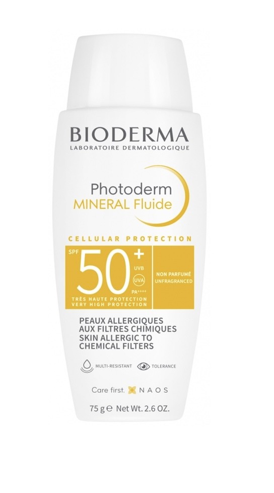 واقي شمس فيزيائي من بايوديرما 75 مل  50 Spf